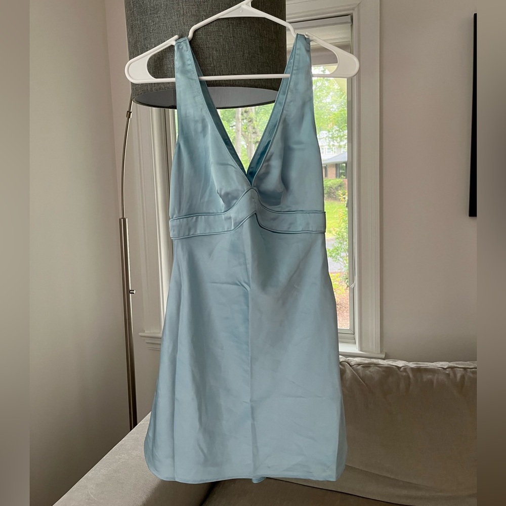 Abercrombie mini dress in blue 🦋